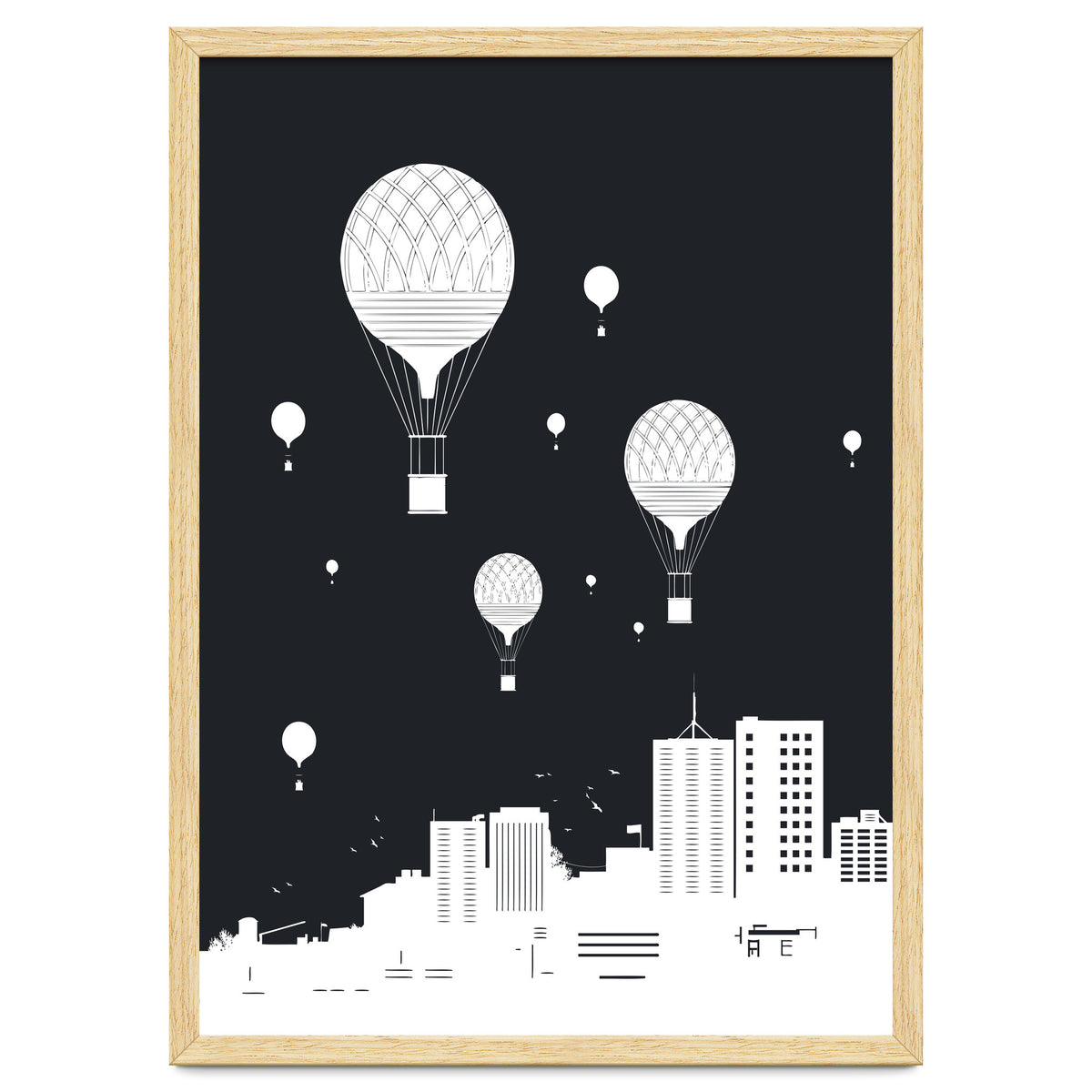 Balloons And The City (dark version)