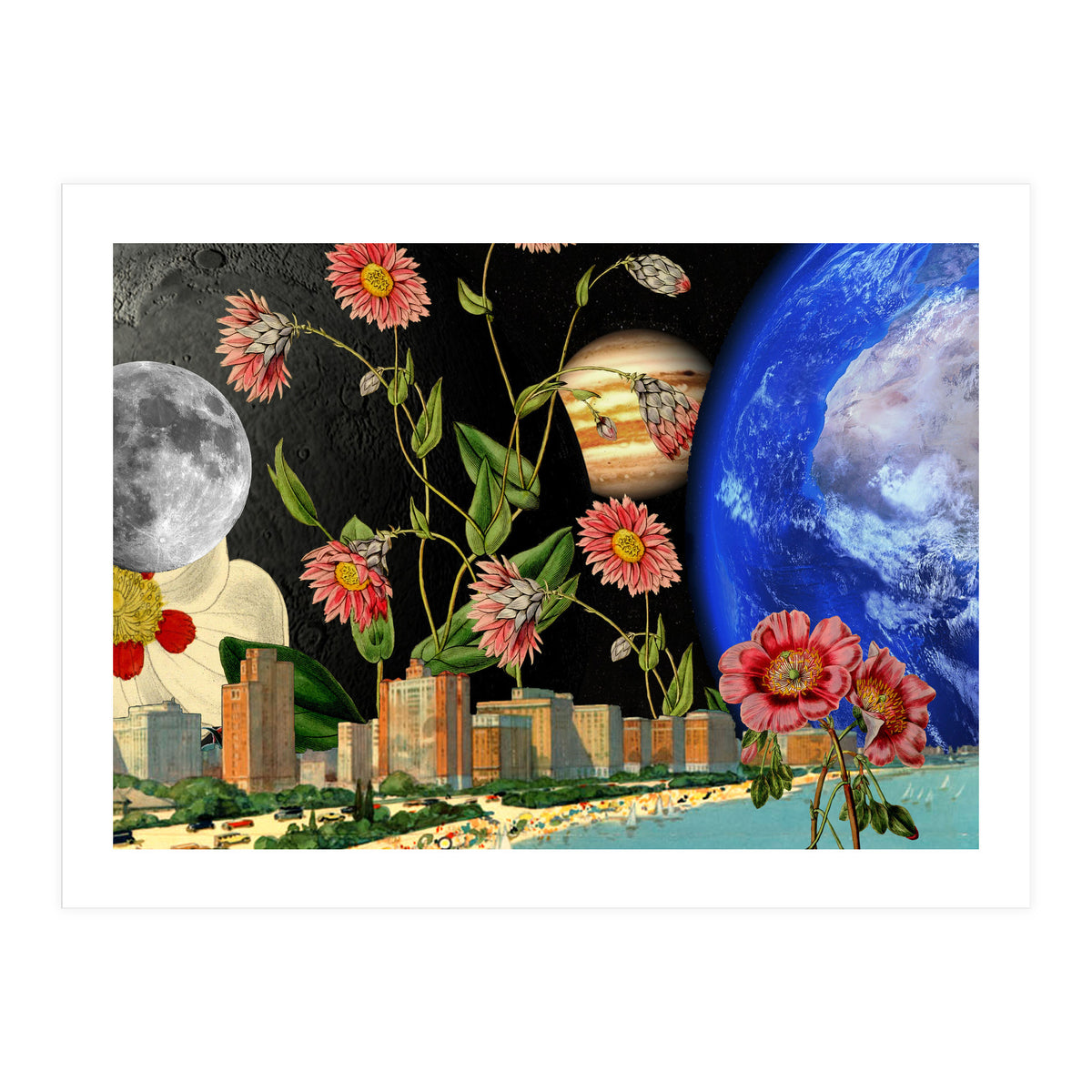 Beach With A View  (Print Only)