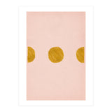 Pink and rust minimalist shapes (Print Only) thumbnail