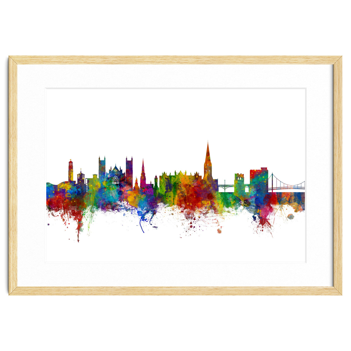 Exeter England Skyline