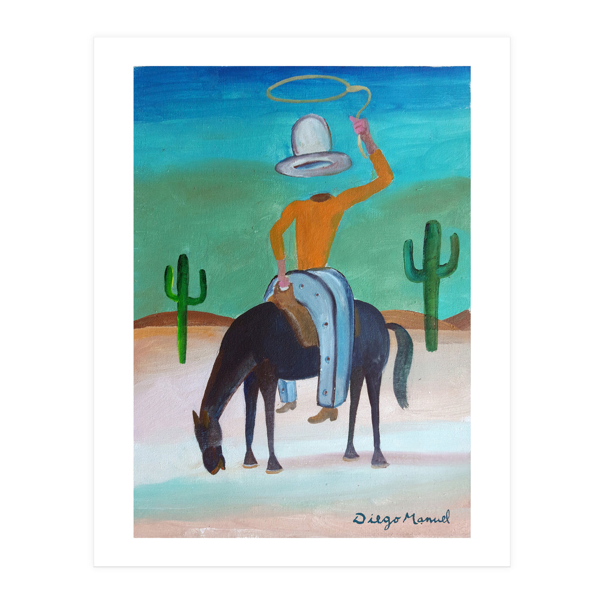 Johnny Herradura A Caballo 2 (Print Only)