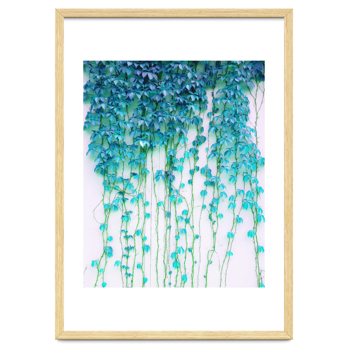 Average Absence, Botanical Minimal Nature Creepers Plants, Tropical Watercolor Bohemian Painting