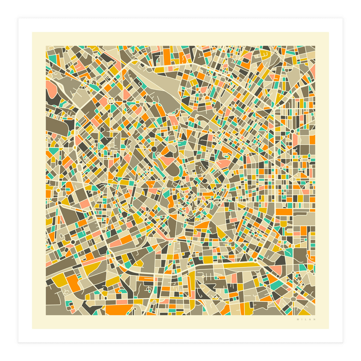 MILAN MAP (Print Only)