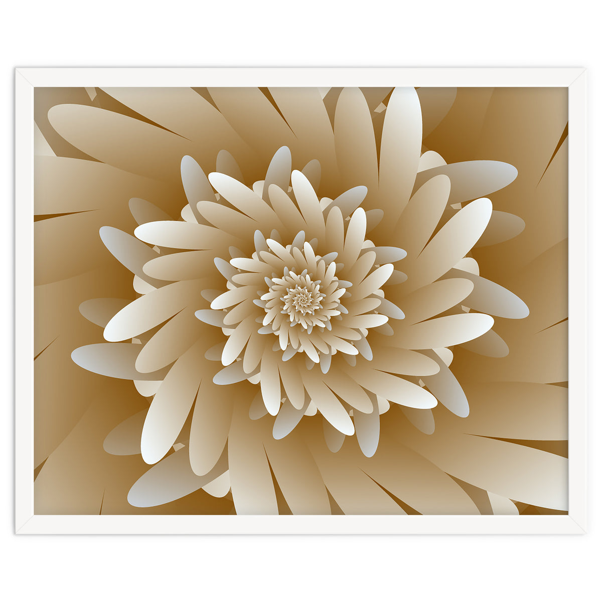 Abstract Digital Floral ART