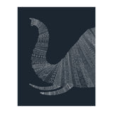 Elephant Blue Poster (Print Only) thumbnail