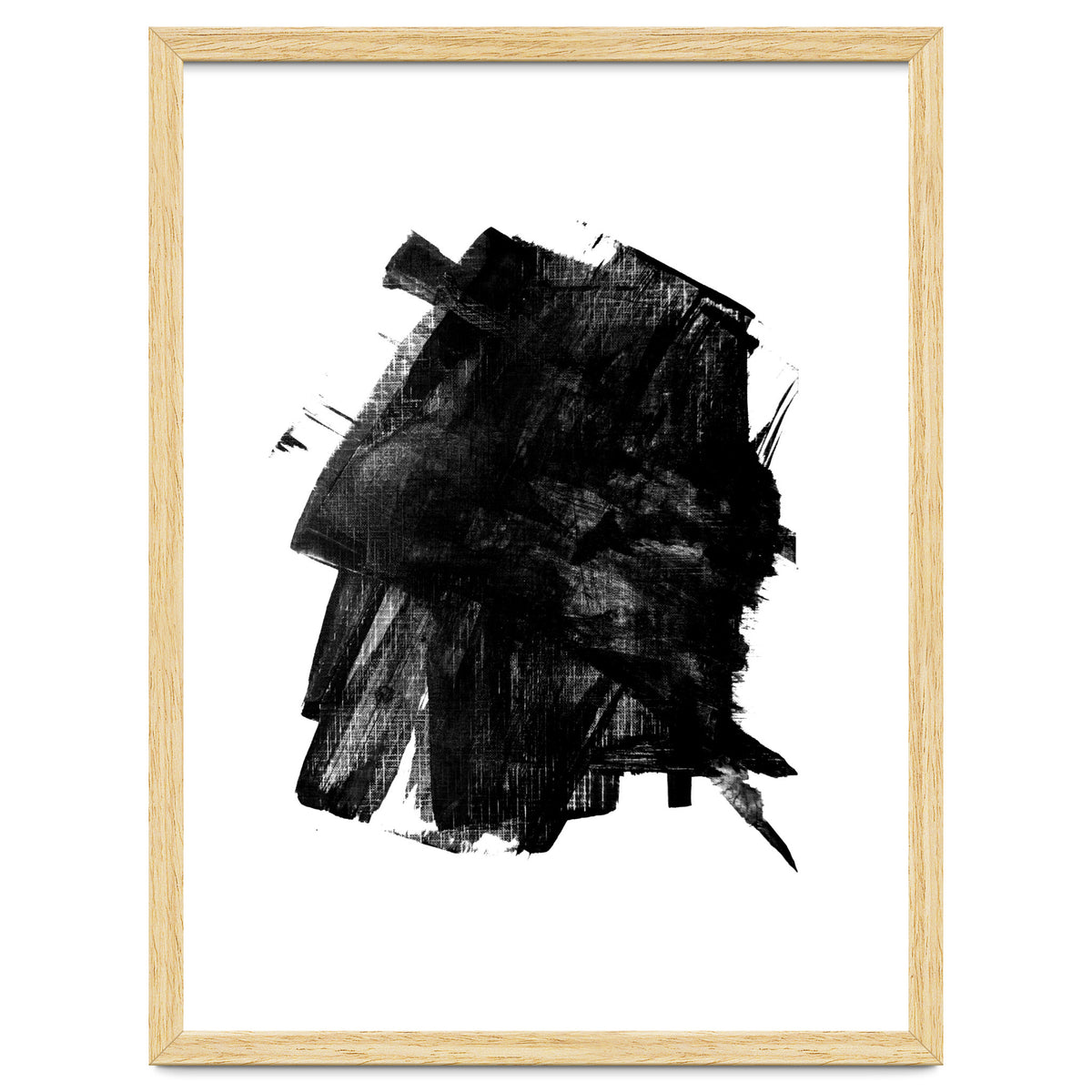 Minimalist Textured Brushstroke Art #3