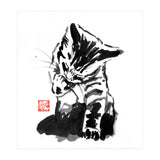Washing cat (Print Only) thumbnail