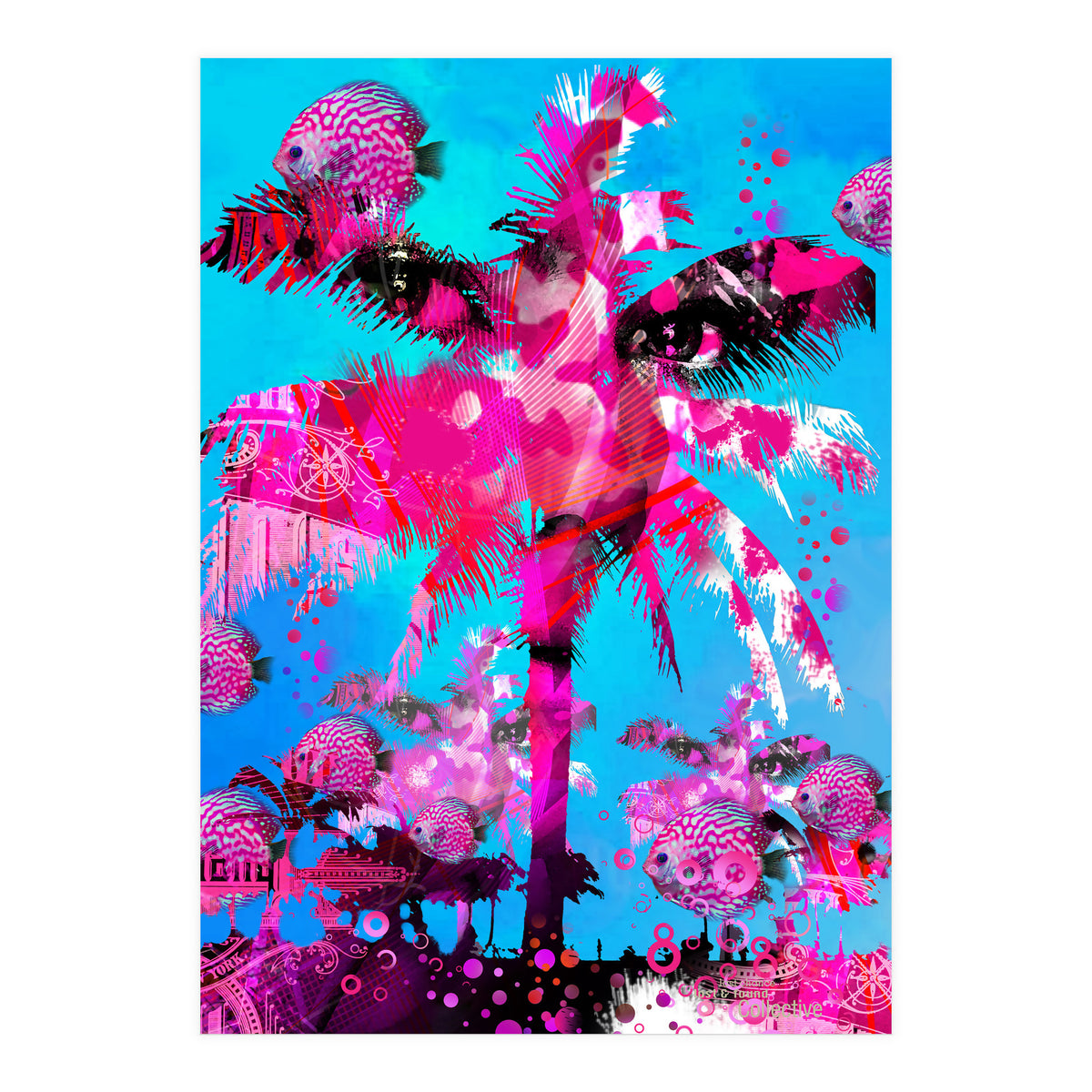 Pink Palm (Print Only)