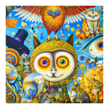 Chaotic and Colorful Fantasy Creatures Art Print (Print Only) thumbnail