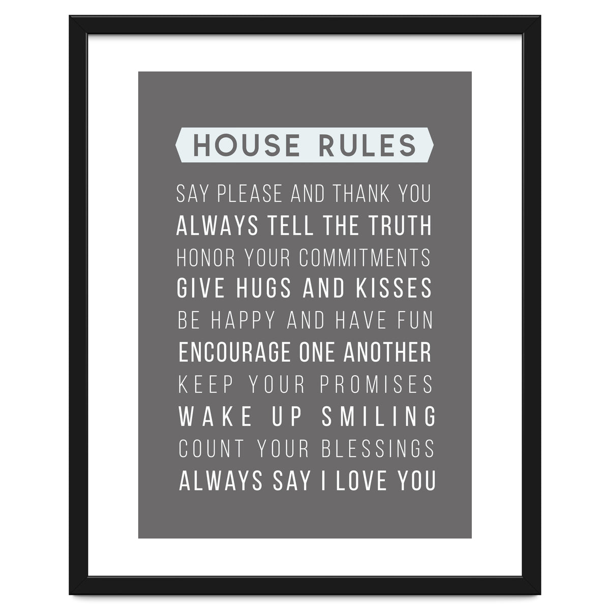 House Rules