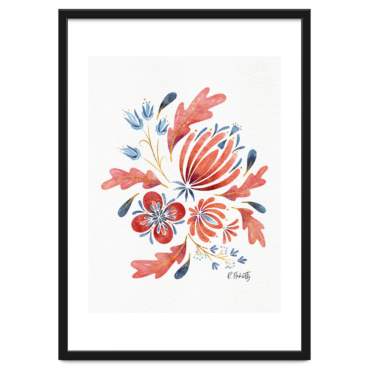 Protea Floral | Coral