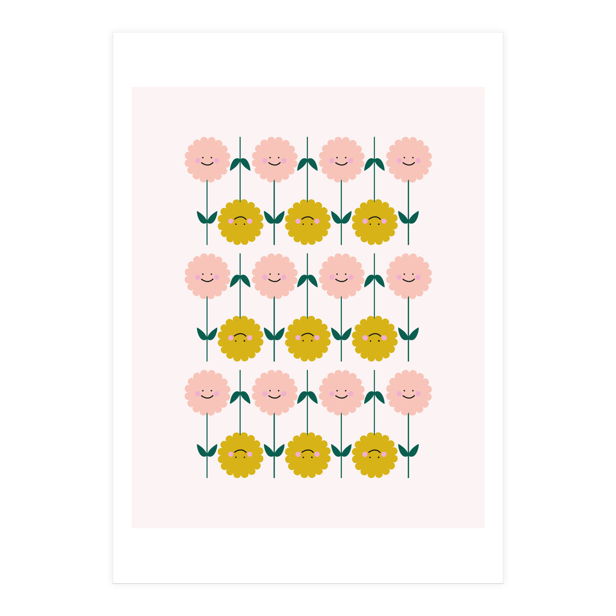 Smiling Flowers1 Rgb (Print Only)