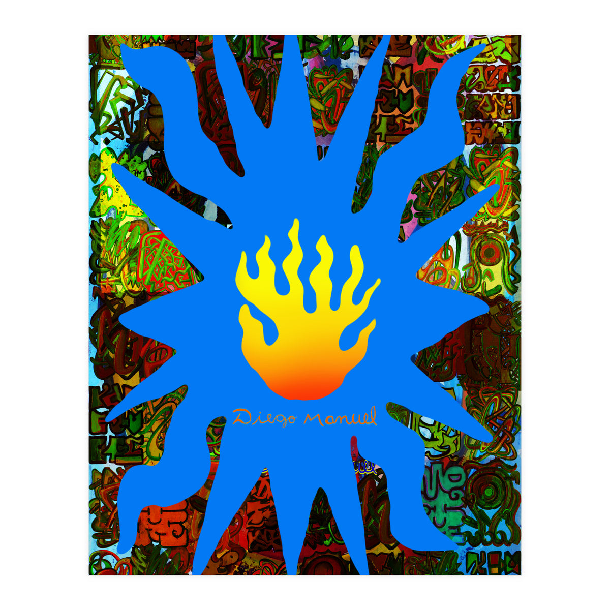 Fuego Y Graffiti 63 (Print Only)