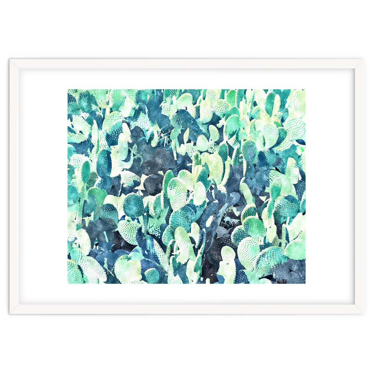 Watercolor Cactus III