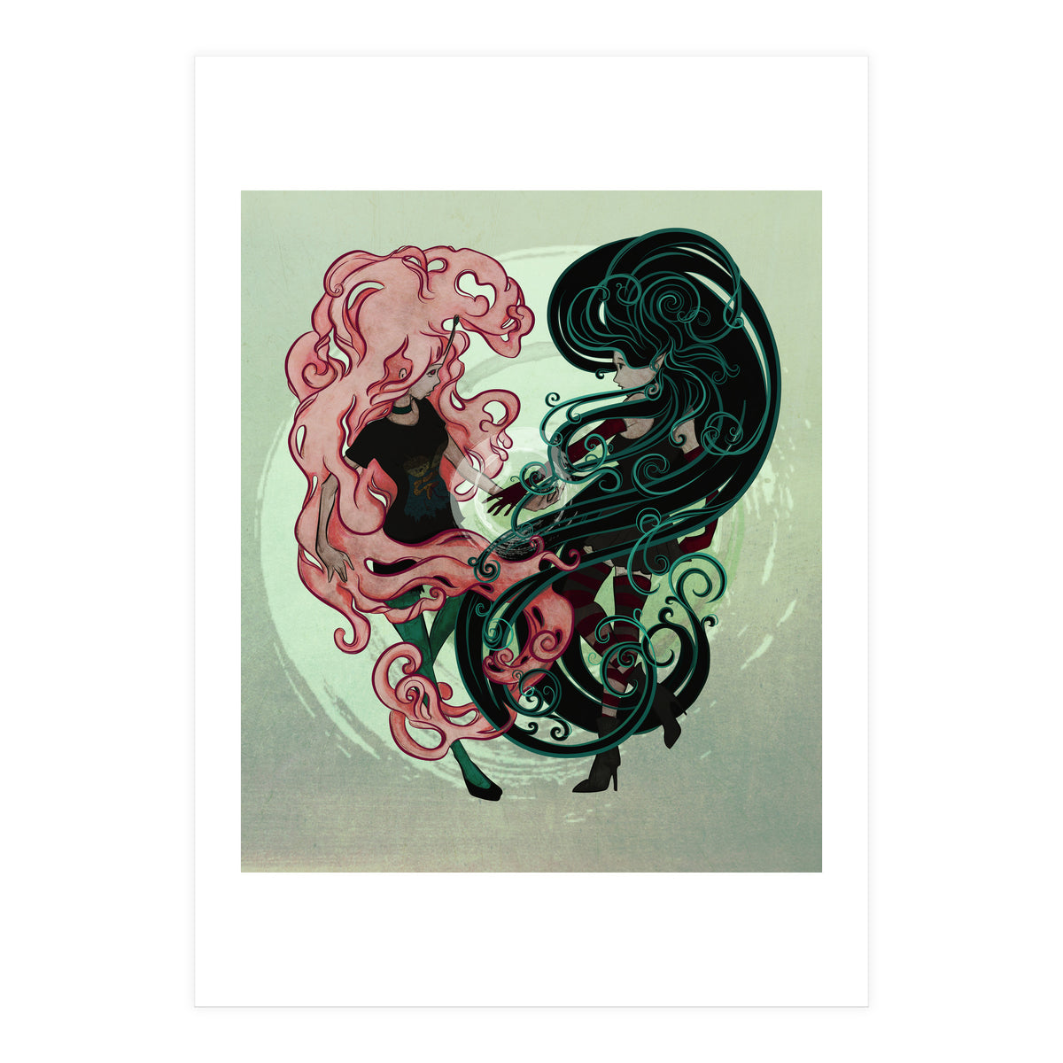 Bonnibel and Marcy: Complete me (Print Only)