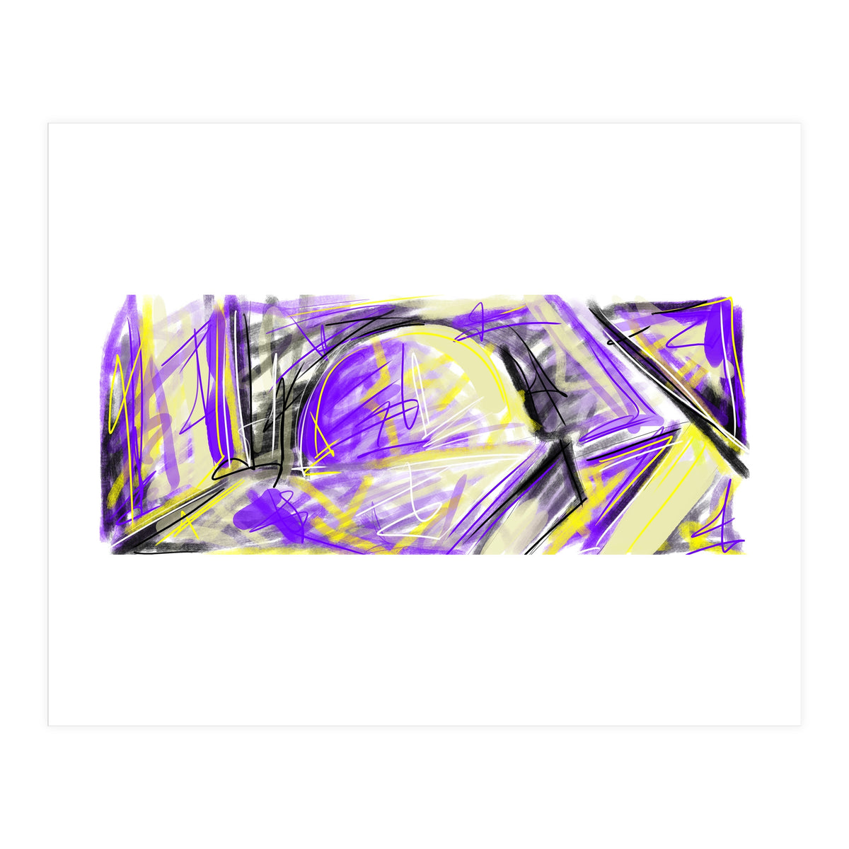 Urban Landscape At Dusk (Print Only)