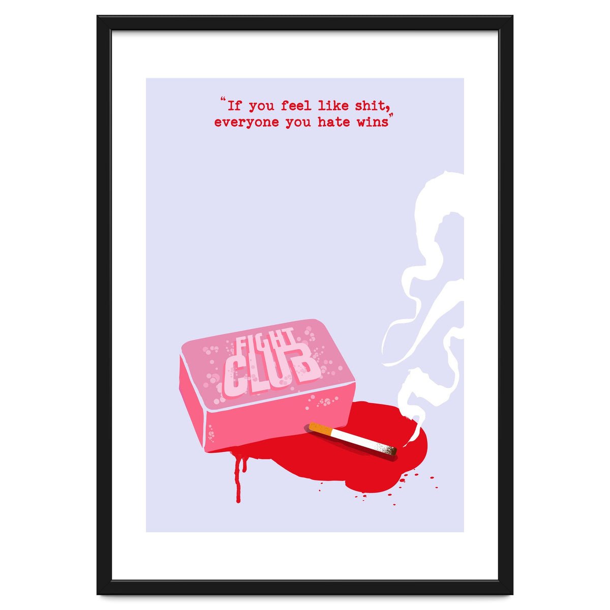 Fight Club soap movie poster