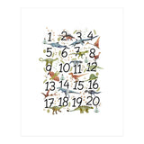 Dinosaur Numbers  (Print Only) thumbnail