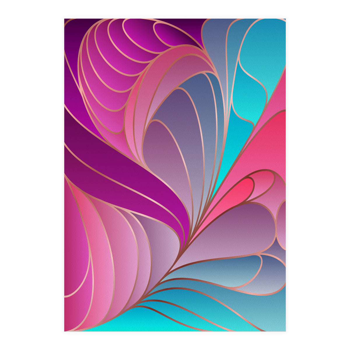 Colorful Art Deco II (Print Only)