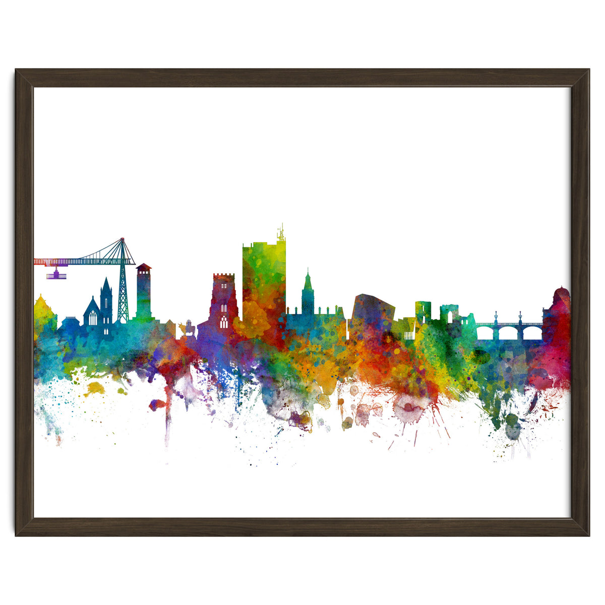 Newport Wales Skyline