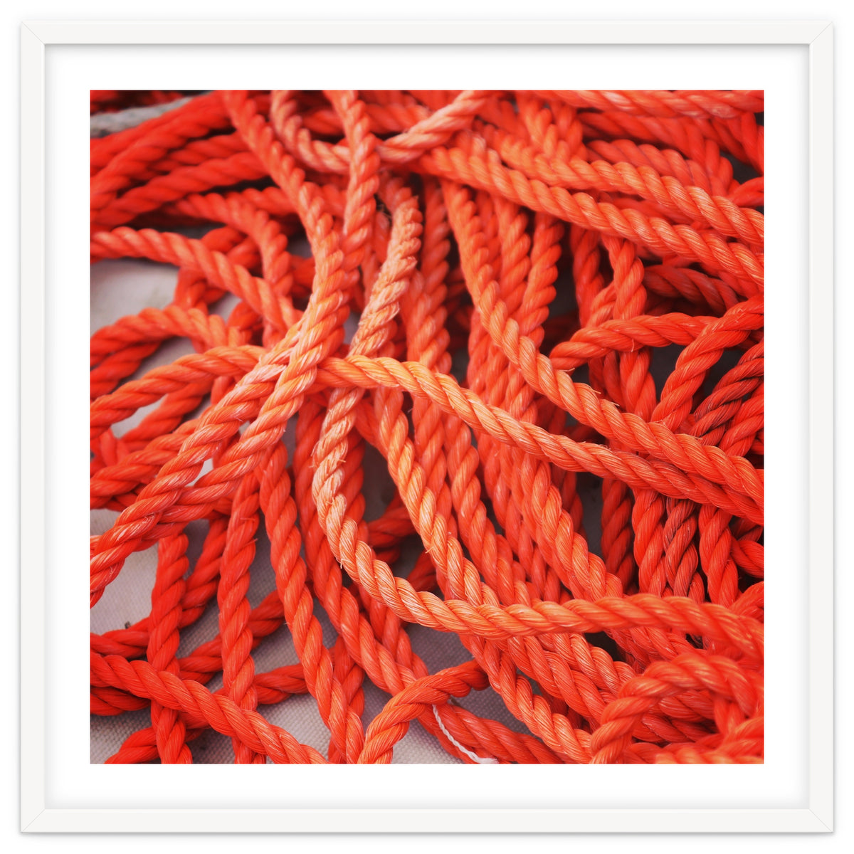 Orange ropes