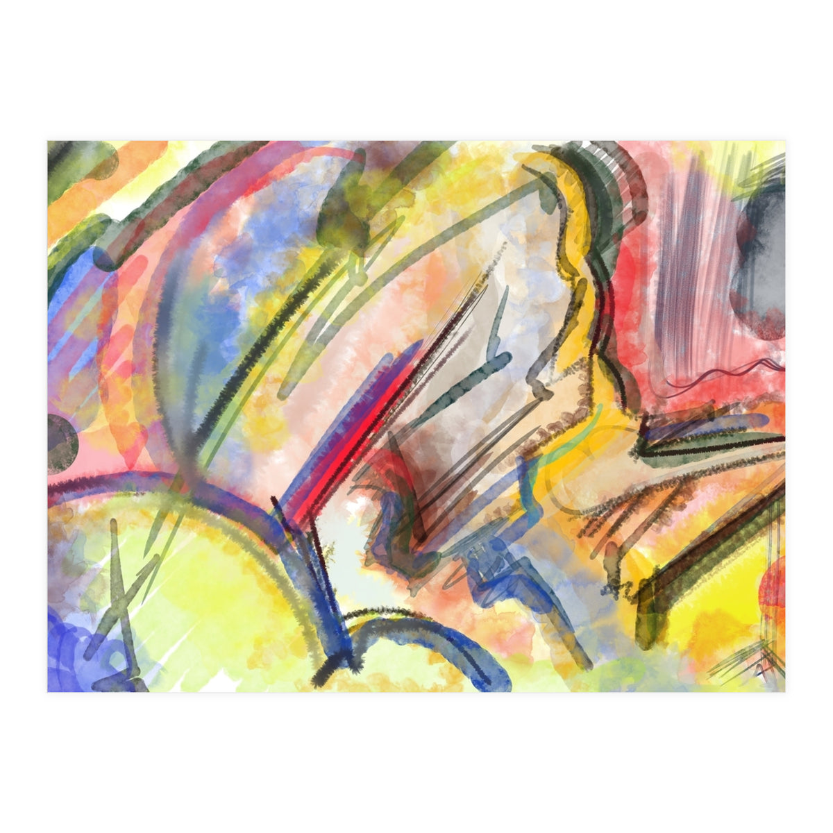 Watercoloring 1 (Print Only)