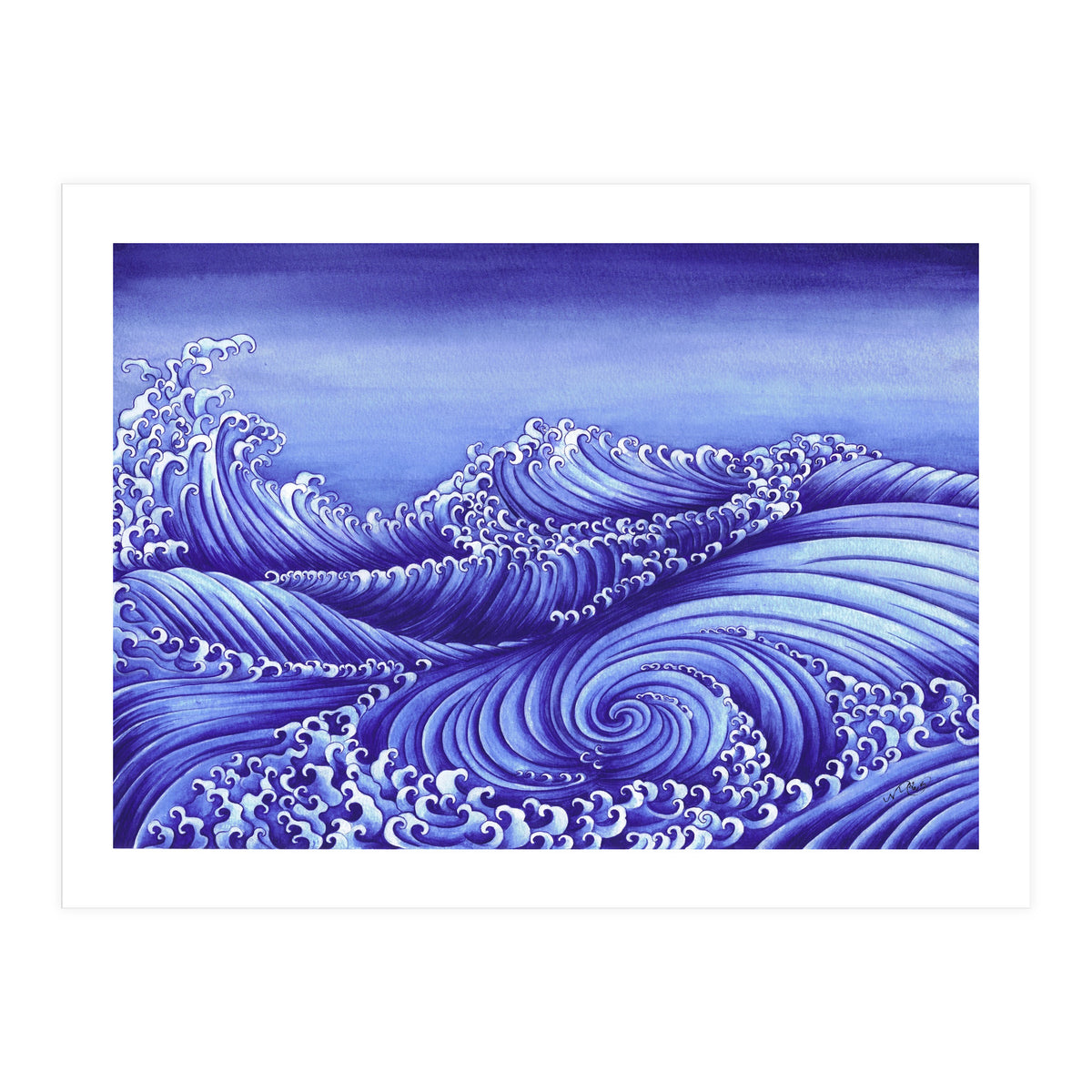 Turbulent Water Triptych part 1 (Print Only)