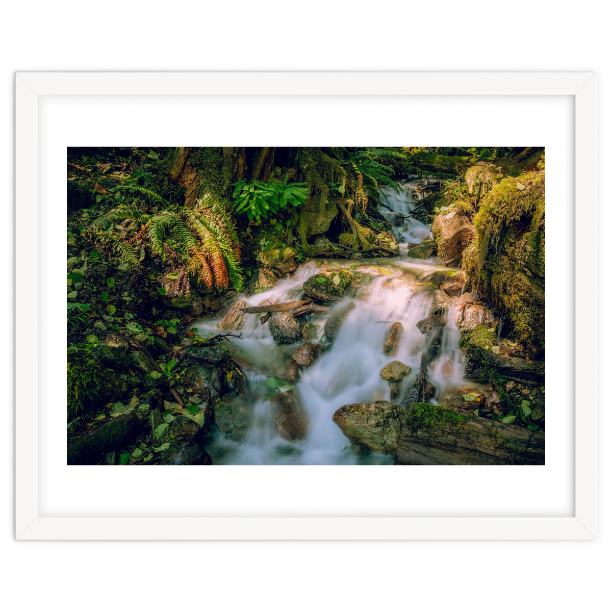 Baker Waterfall - Long Exposure
