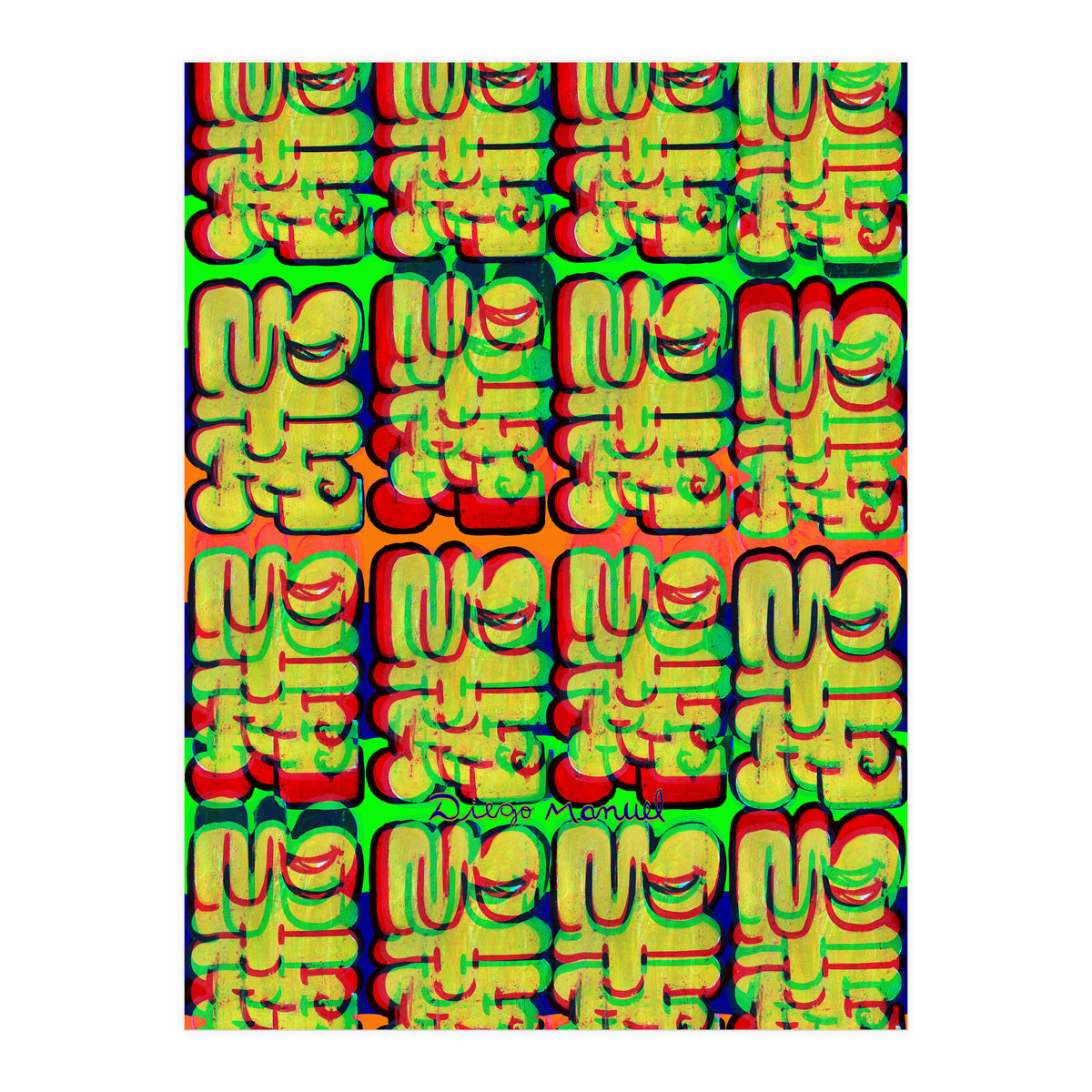 Graffitis 2021 Tapiz 117 (Print Only)