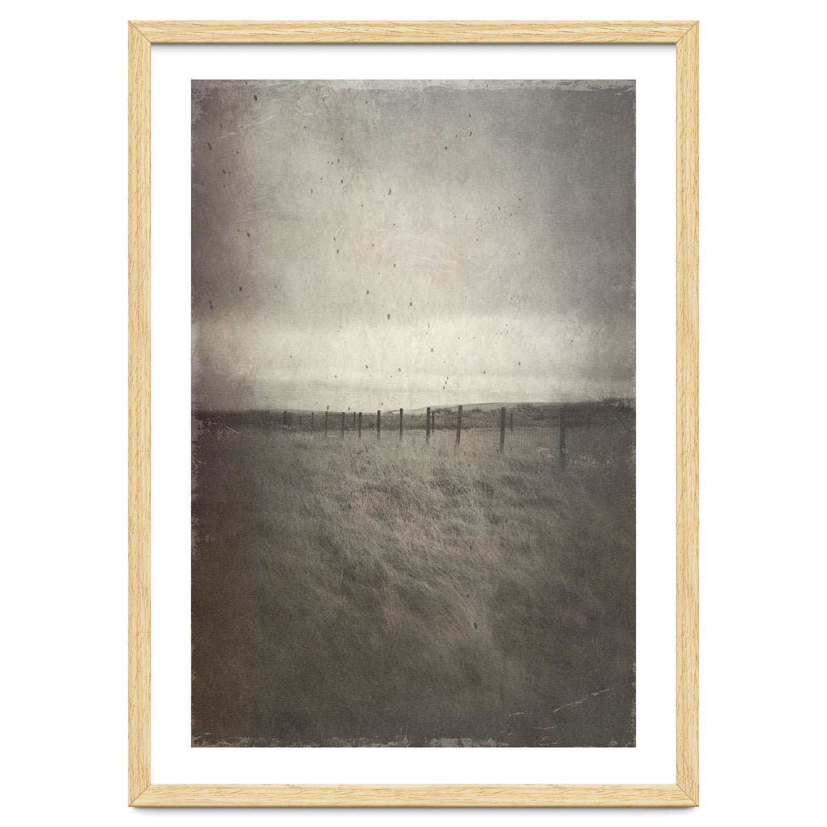 Bleak winter landscape of Saddleworth Moor