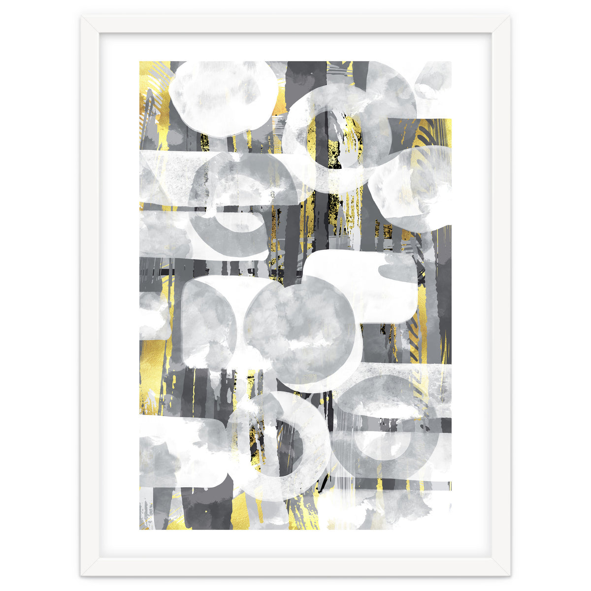 Abstract Painting No. 58 | Play with shapes and colors