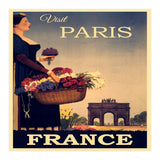 Paris France Travel Poster (Print Only) thumbnail