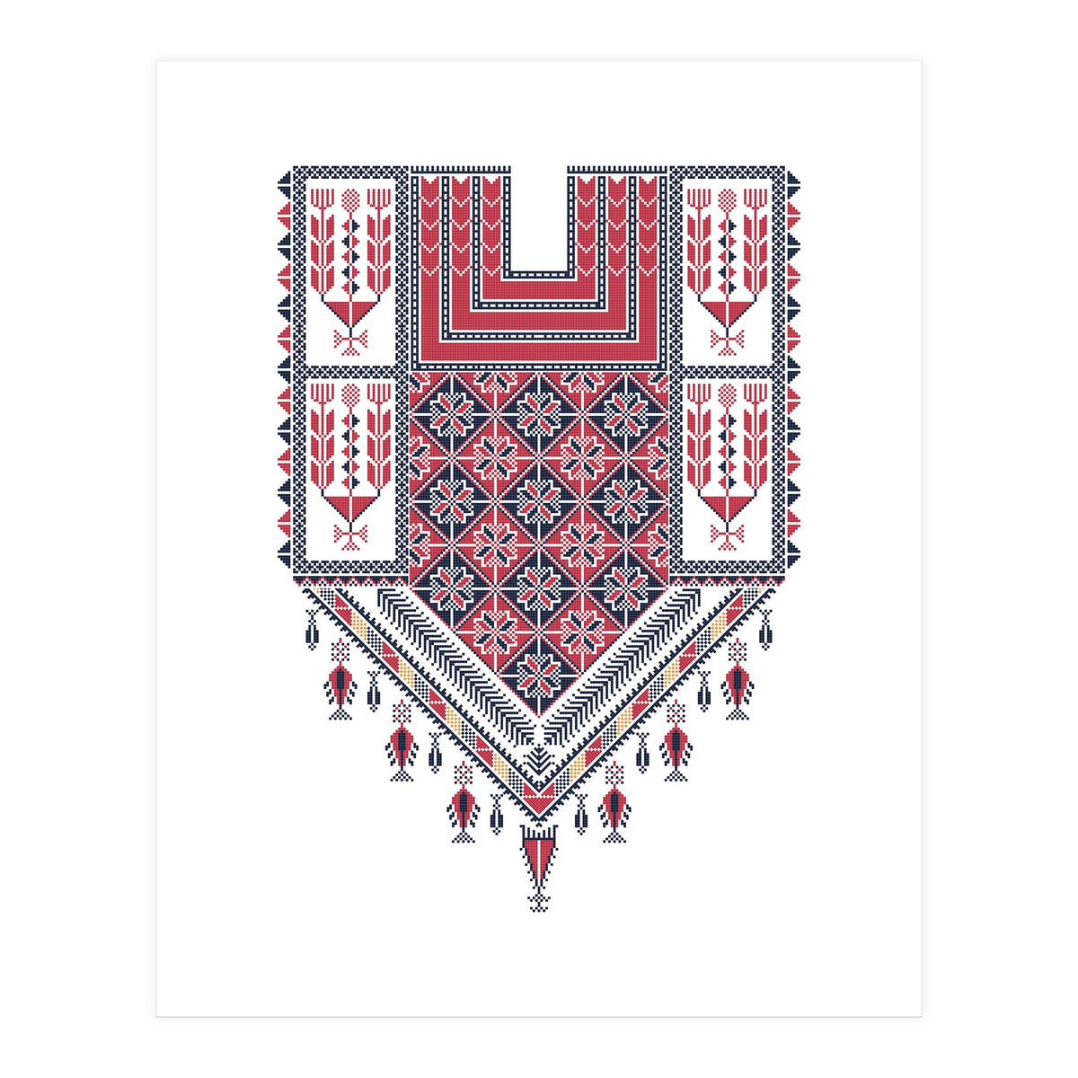 Tatreez Ornament 15 (Print Only)