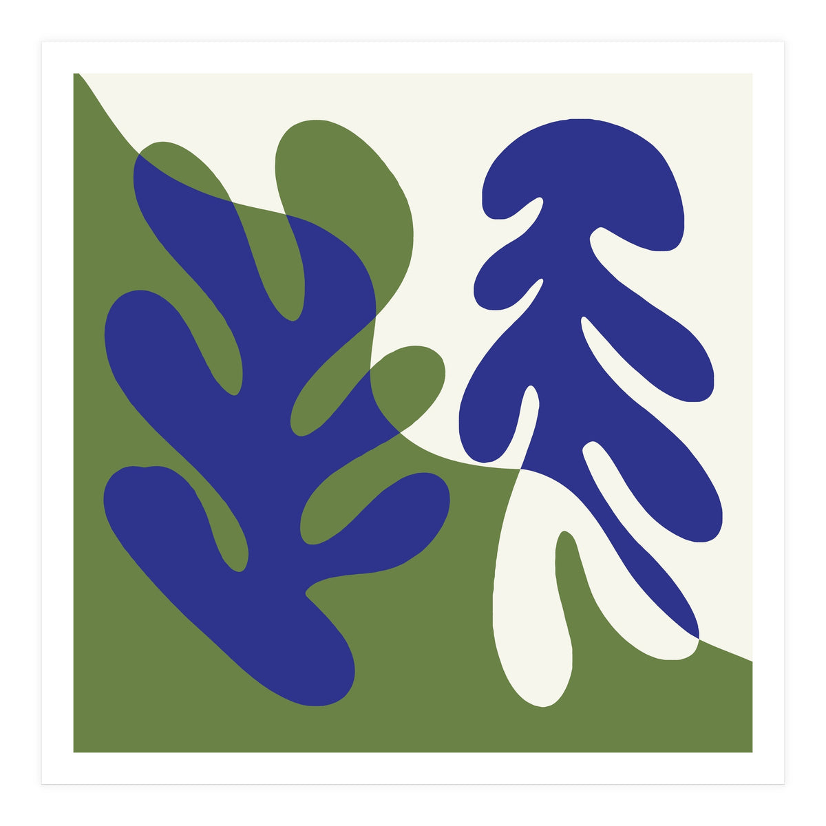 Matisse Inspired Organic Coral Shapes (Print Only)