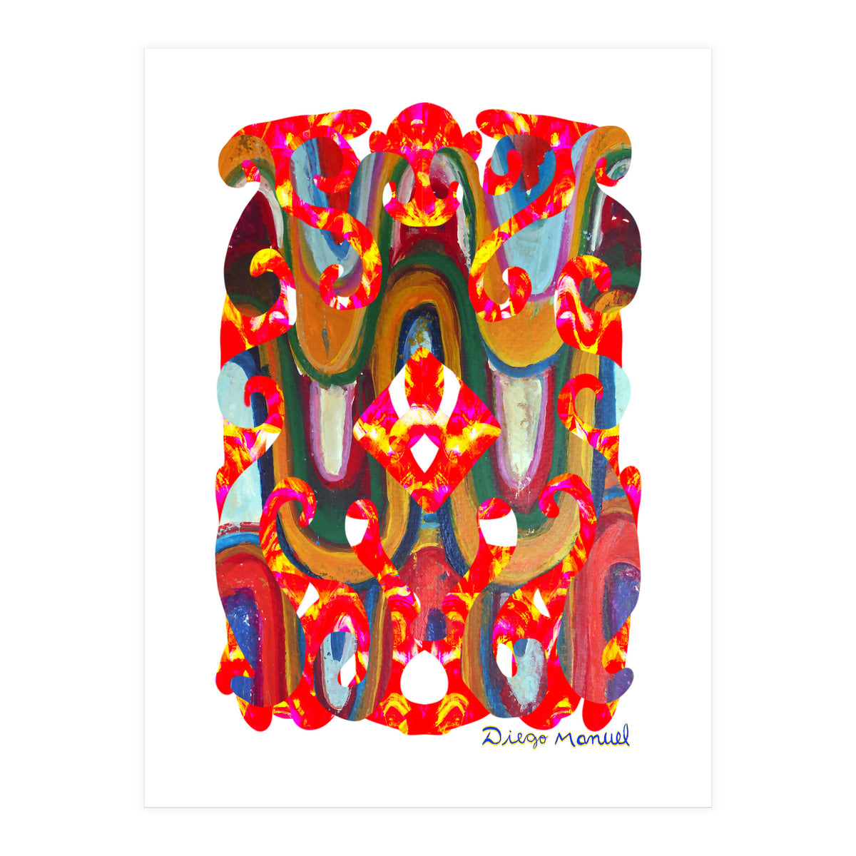 Pop Abstract Asimetrico 29 Copia (Print Only)