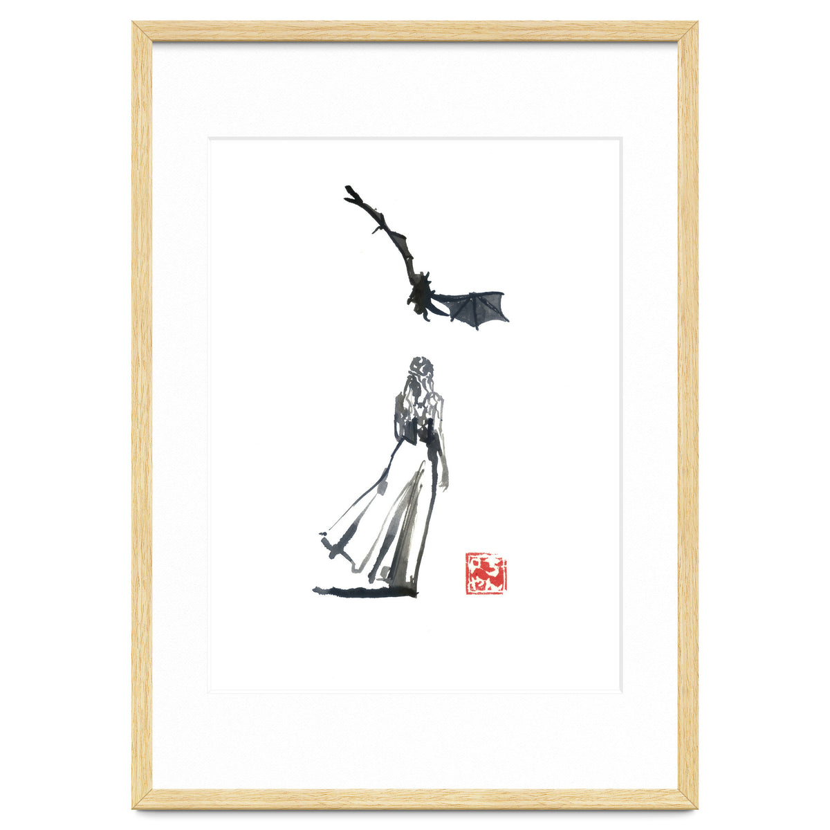 daenerys targaryen and the dragon