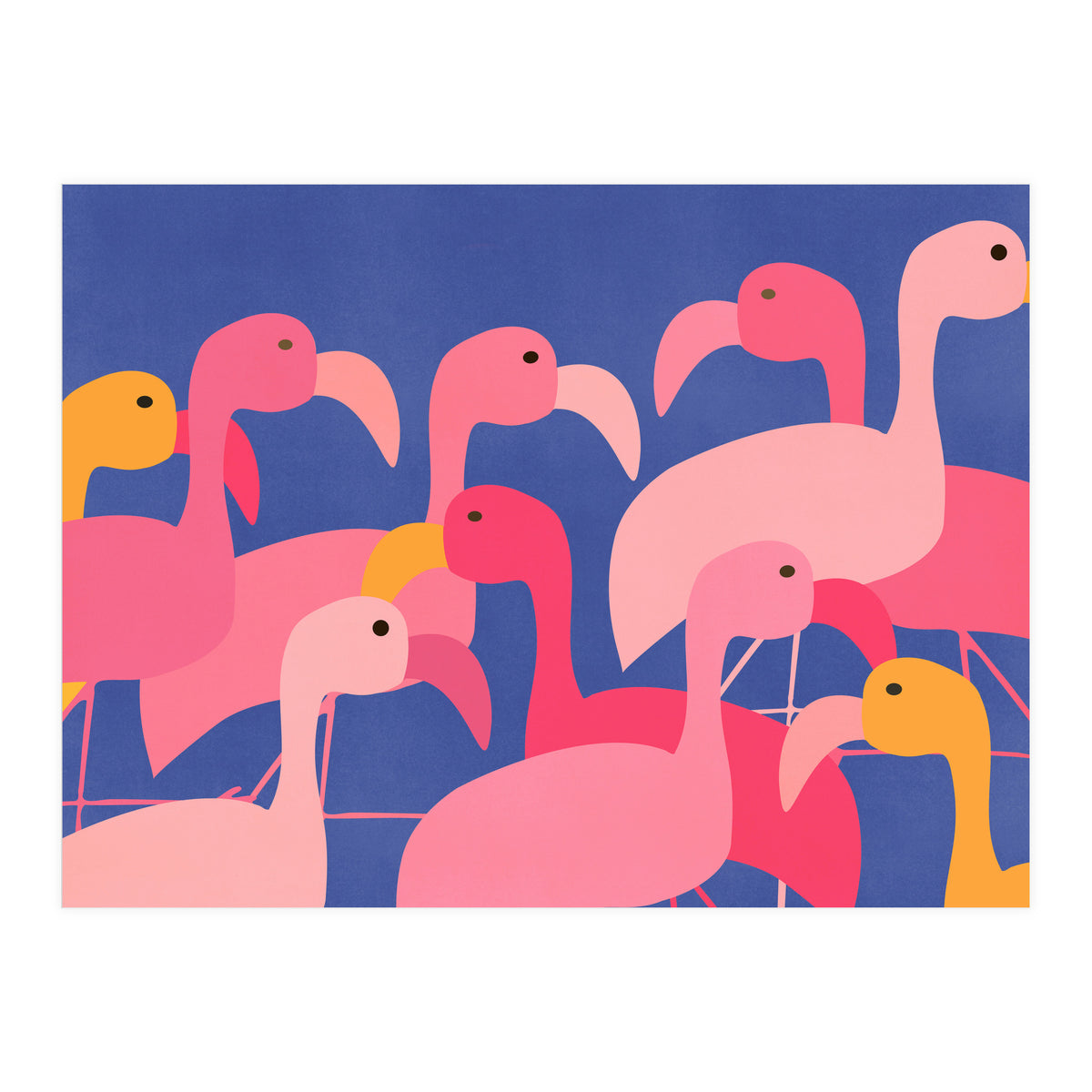 Flamingo Party (Print Only)