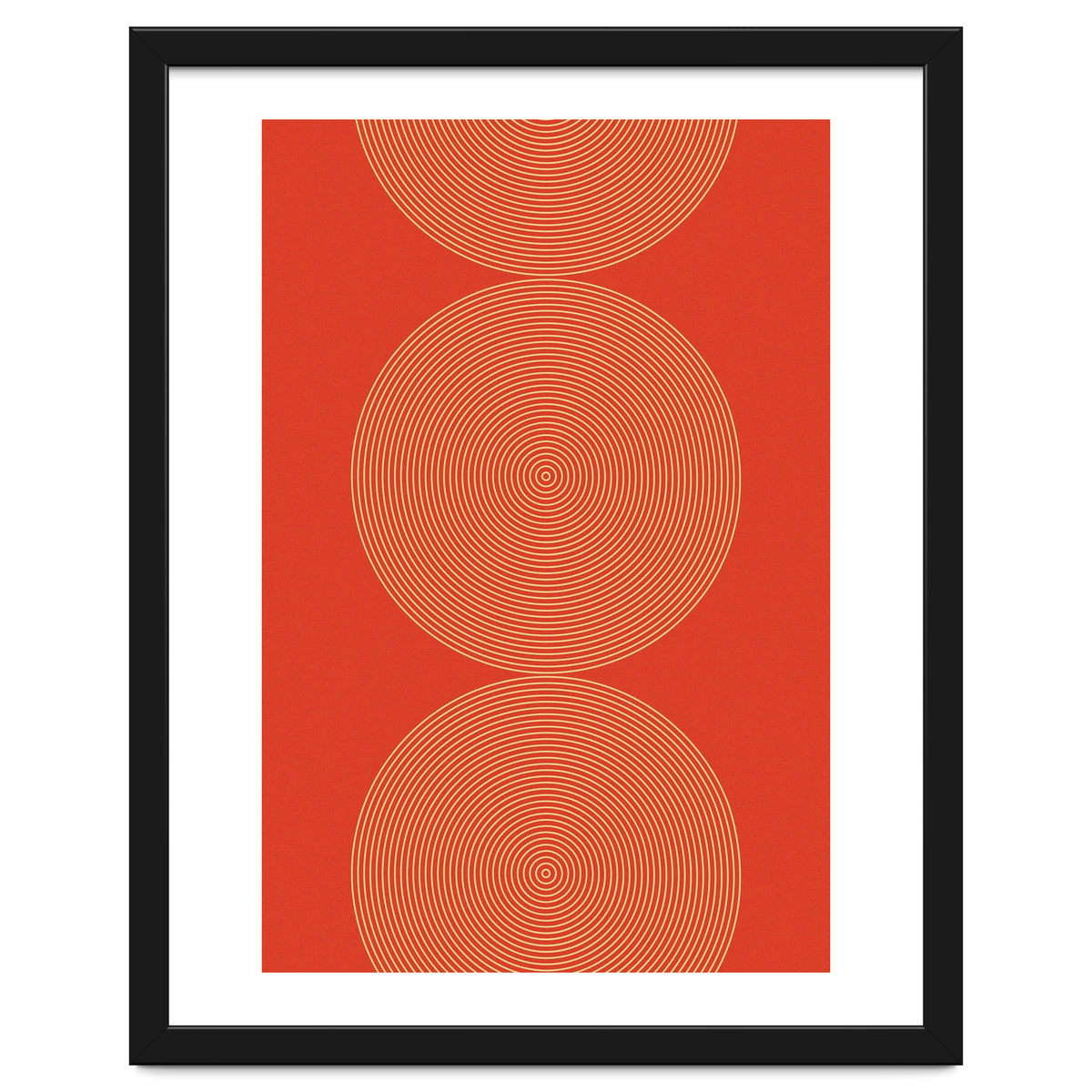 Radial Mid Century Geometric Art