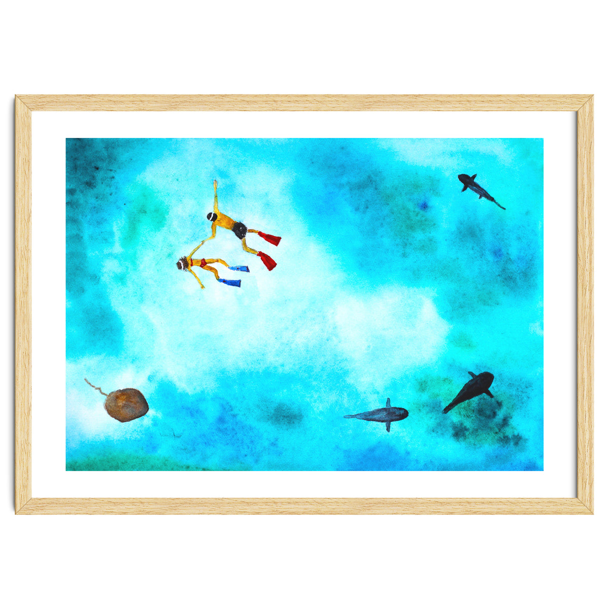 One summer day || watercolor