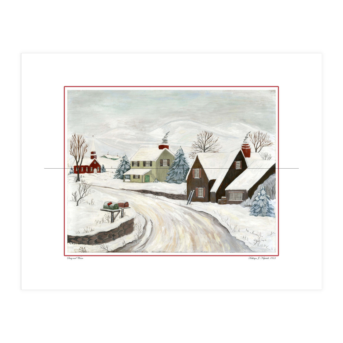 Snug & Warm Watercolor (Print Only)