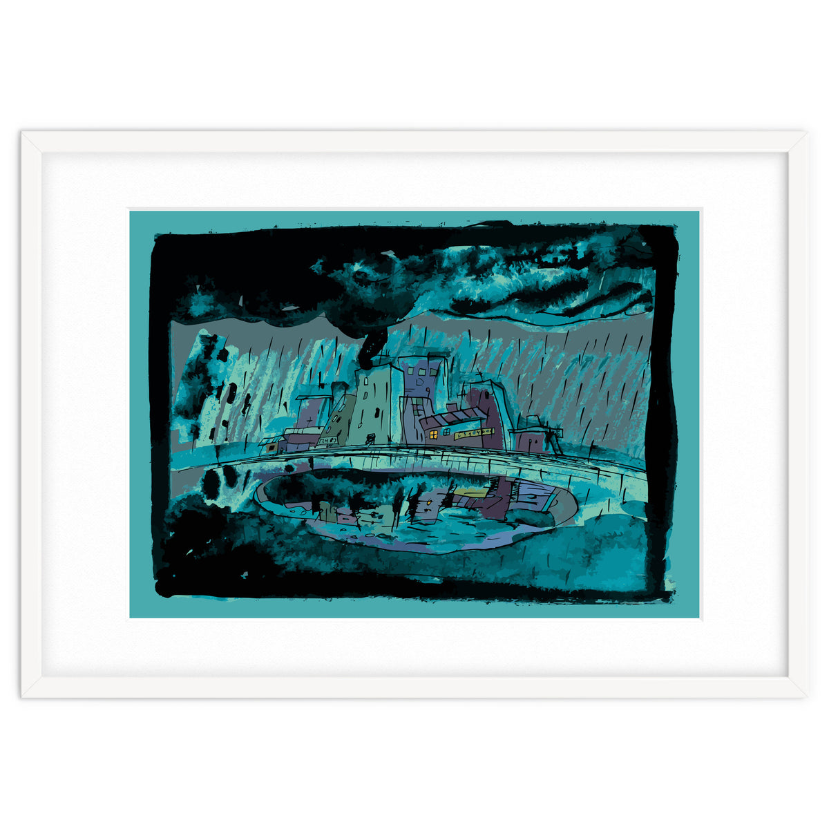 Autumn Rain in the Old City