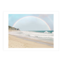 Malibu Beach Rainbow (Print Only)