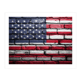 Wall painted US flag (Print Only) thumbnail
