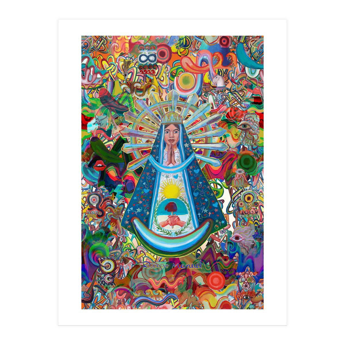 Virgen Y Graffiti 29 (Print Only)
