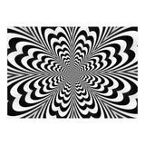 Abstract Spiral Black And White Optical Illusion (Print Only) thumbnail