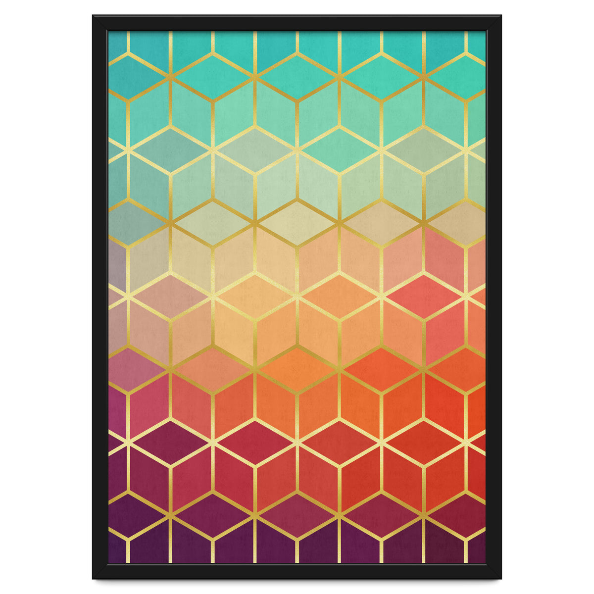 Colorful and golden pattern II