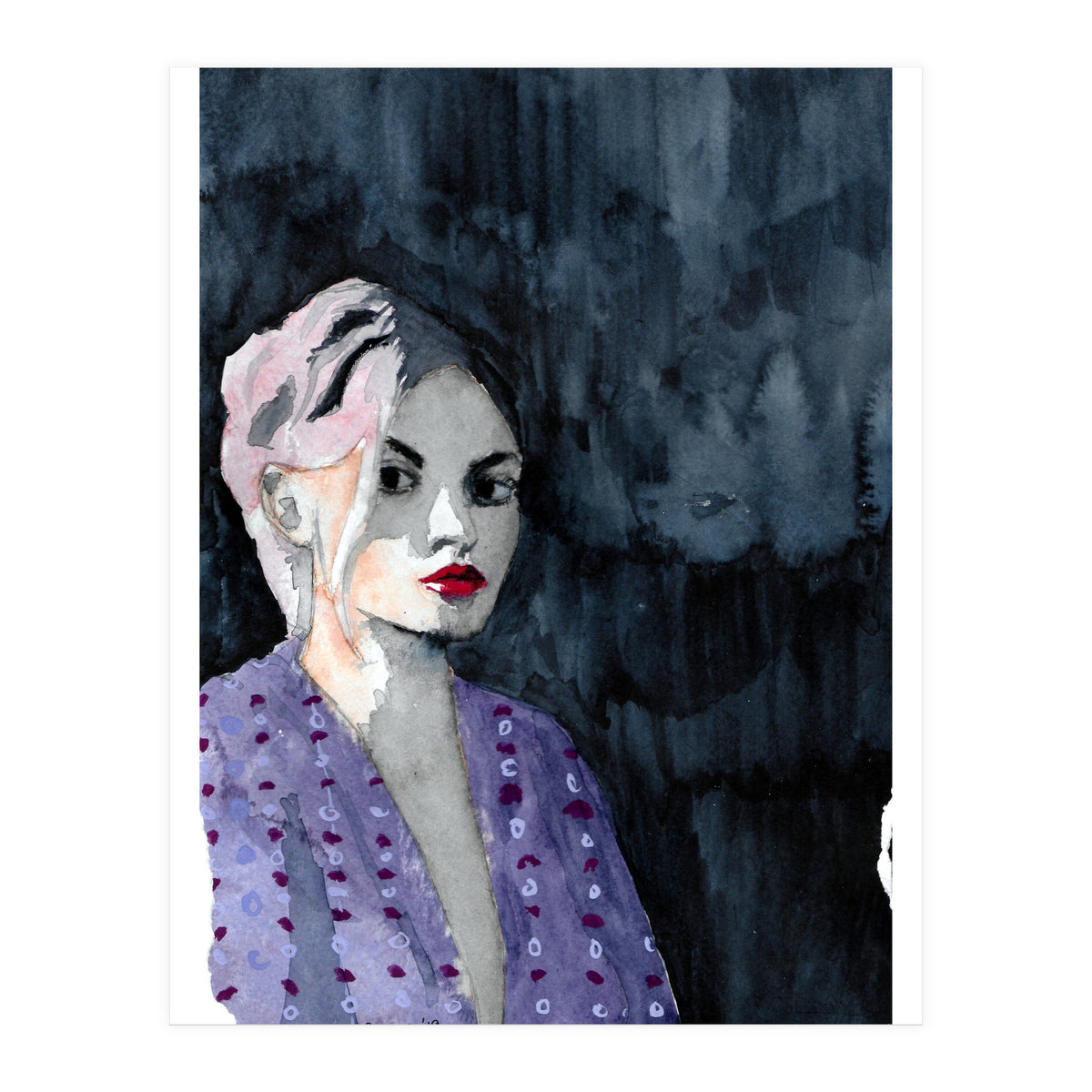 Untitled #25 - Woman in purple (Print Only)