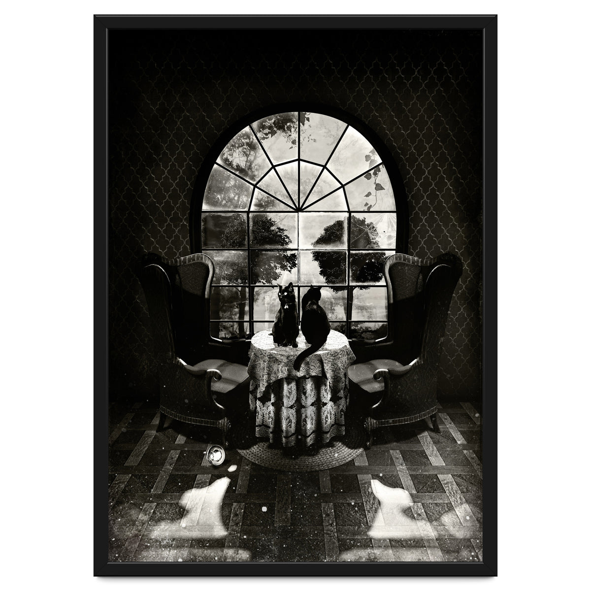 Room Skull Bw
