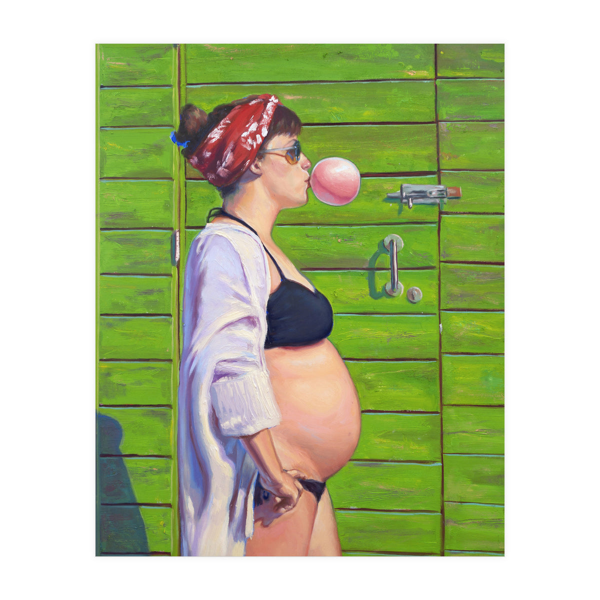 Pau At The Beach (Print Only)