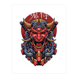 Japanese Oni Samurai (Print Only) thumbnail